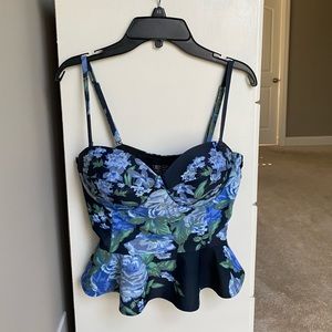 Albion Peplum Swim Top